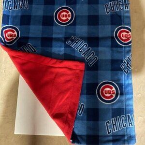 Baby’s First Chicago Cubs Blanket (receiving blanket) Matching gift bag.